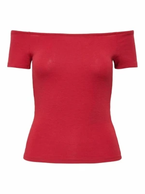 T-shirt basic Only czerwony
