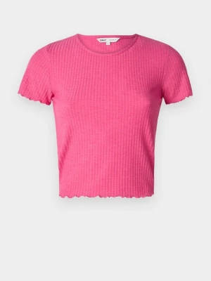 T-shirt basic Only fioletowy