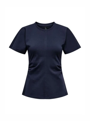 T-shirt basic Only granatowy