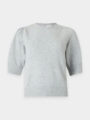 T-shirt basic Only jasnoszary melanż