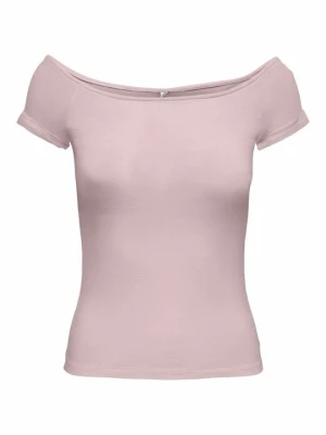 T-shirt basic Only liliowy