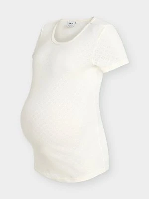 T-shirt basic Only mleczny
