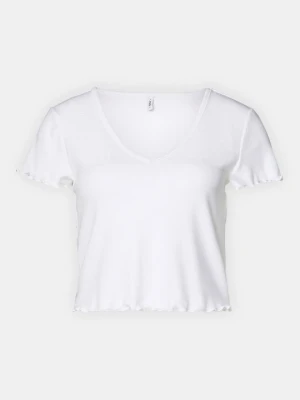 T-shirt basic Only mleczny