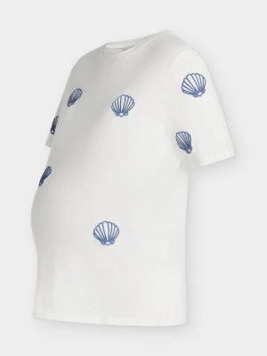 T-shirt basic Only mleczny