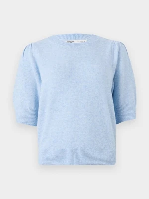 T-shirt basic Only niebieski melanż