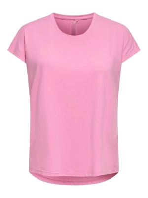 T-shirt basic Only Play różowy
