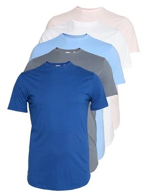 T-shirt basic Only & Sons czerwony
