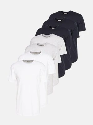 T-shirt basic Only & Sons granatowy