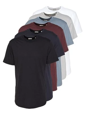 T-shirt basic Only & Sons granatowy