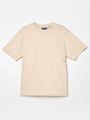 T-shirt basic Only & Sons beżowy