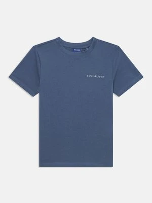 T-shirt basic Only & Sons granatowy