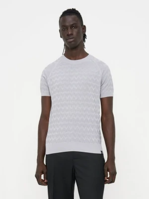 T-shirt basic Patrizia Pepe szary