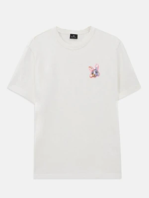 T-shirt basic Paul Smith mleczny