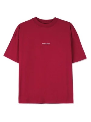 T-shirt basic Pegador bordowy