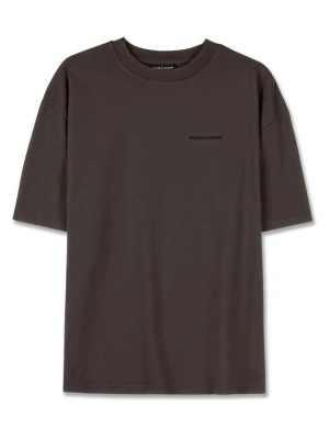 T-shirt basic Pegador brązowy
