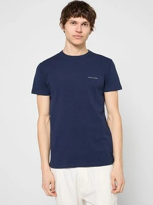 T-shirt basic Pepe Jeans niebieski