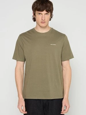 T-shirt basic Pepe Jeans zielony