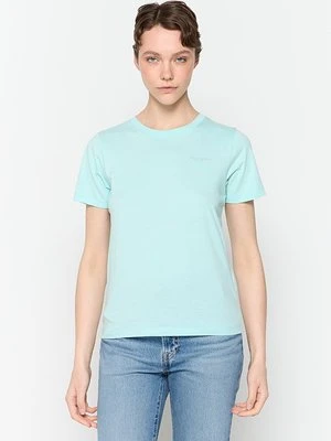 T-shirt basic Pepe Jeans jasnoniebieski