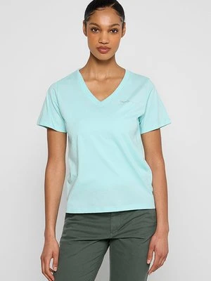T-shirt basic Pepe Jeans jasnoniebieski