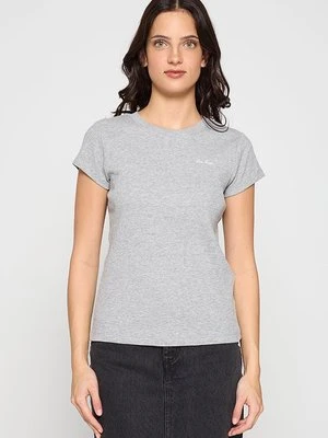 T-shirt basic Pepe Jeans szary