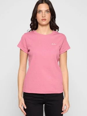 T-shirt basic Pepe Jeans różowy