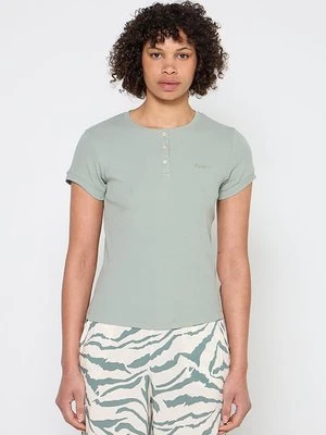 T-shirt basic Pepe Jeans zielony