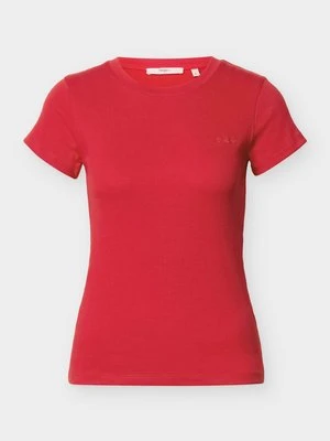 T-shirt basic Pepe Jeans czerwony