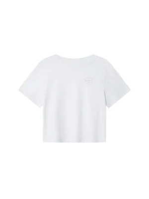 T-shirt basic Pepe Jeans biały