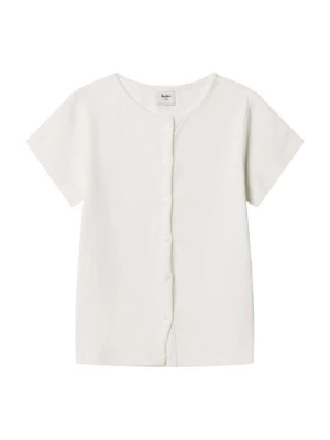 T-shirt basic Pepe Jeans mleczny