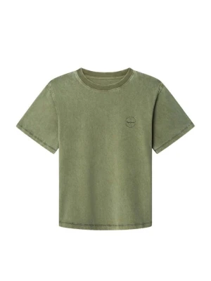 T-shirt basic Pepe Jeans zielony
