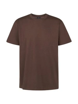 Zdjęcie produktu T-shirt basic Petrol Industries ciemnobrązowy