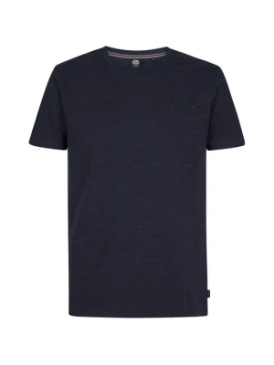 T-shirt basic Petrol Industries granatowy