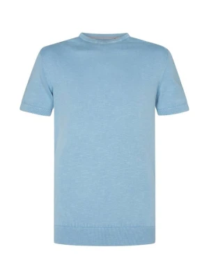 T-shirt basic Petrol Industries turkusowy