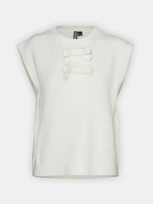T-shirt basic Pieces biały