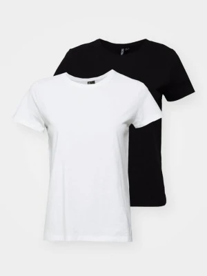 T-shirt basic Pieces biały
