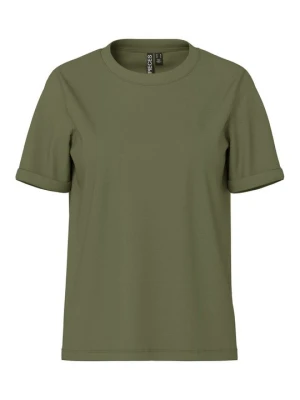 T-shirt basic Pieces khaki