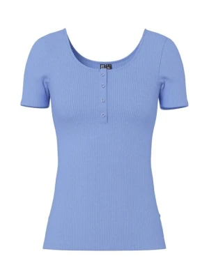 T-shirt basic Pieces niebieski