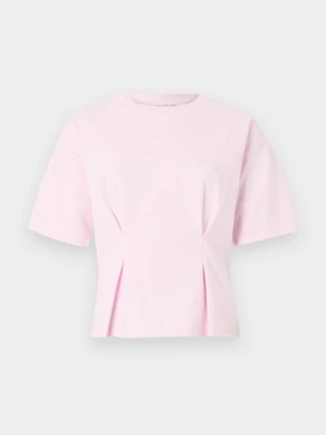 T-shirt basic Pieces różowy
