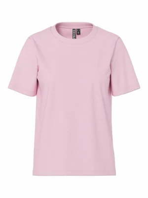 T-shirt basic Pieces różowy