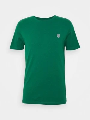 T-shirt basic Pier One ciemnozielony