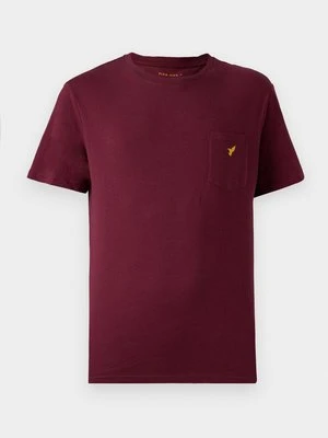 T-shirt basic Pier One bordowy