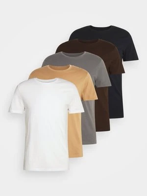 T-shirt basic Pier One By Zalando ciemnoszary