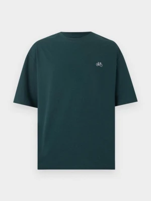 T-shirt basic Pier One By Zalando ciemnozielony
