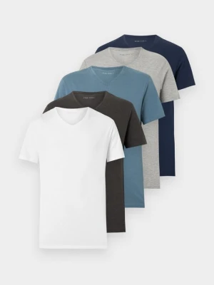 T-shirt basic Pier One By Zalando niebieski