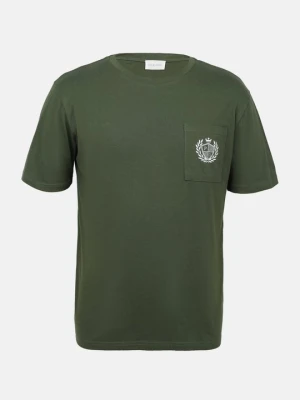 T-shirt basic Pier One By Zalando oliwkowy