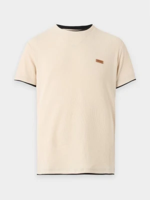 T-shirt basic Pier One By Zalando piaskowy