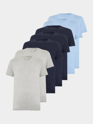 T-shirt basic Pier One By Zalando szary melanż