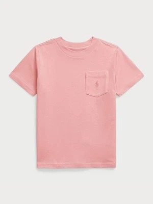 T-shirt basic Polo Ralph Lauren czerwony
