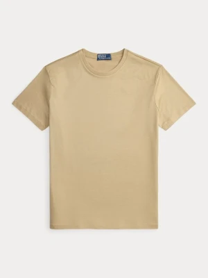 T-shirt basic Polo Ralph Lauren beżowy
