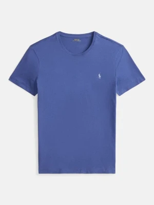 T-shirt basic Polo Ralph Lauren błękit królewski
